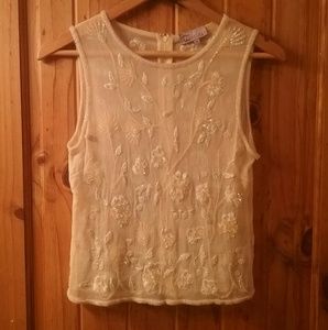 Silk Calypso - Beaded Top